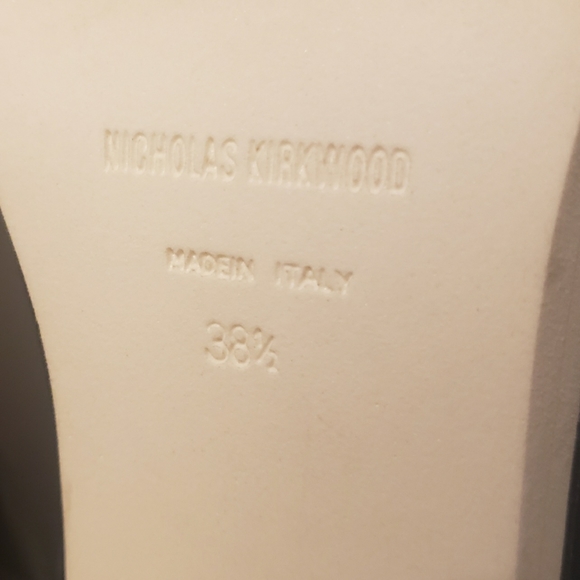 Nicholas Kirkwood Polacchino Black Leather Booties - Picture 7 of 9